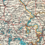 Waldin Northern Germany Map (Central Part), 1905 digital map