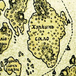 Waldin Nyslott (Savonlinna) to Puumala route: Osmonaskeleenselka, Haapavesi. 1889 digital map