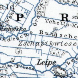 Waldin Ober-Spreewald map, 1911 digital map