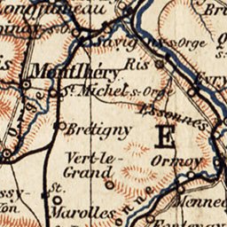 Waldin Paris and environs map, 1903 digital map