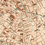 Waldin Paris city map, 1903 digital map