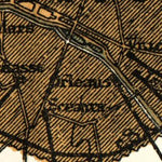 Waldin Paris environs map (legend in Russian), 1900 digital map