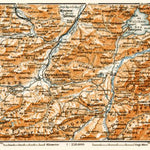 Waldin Partenkirchen and environs map, 1906 digital map