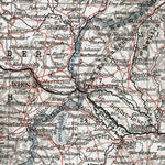 Waldin Railway Map of Austria-Hungary in 1910 digital map