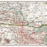Waldin Railway map of Southern Canada, 1907 digital map
