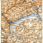 Waldin Rheingau Mountains map, 1905 digital map