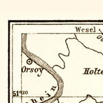 Waldin Rhine Provence and Westfalia map, 1887 digital map