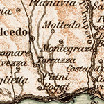 Waldin Riviera di Ponente from Porto Maurizio to Genova, 1913 digital map