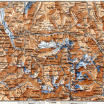 Waldin Romanche Valley and Vénéon Valley map, 1885 digital map