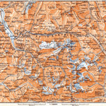 Waldin Romanche Valley and Vénéon Valley map, 1900 digital map