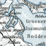 Waldin Rügen island map, 1911 digital map