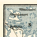 Waldin Saimaa Canal map, 1914 (Finland Version) digital map