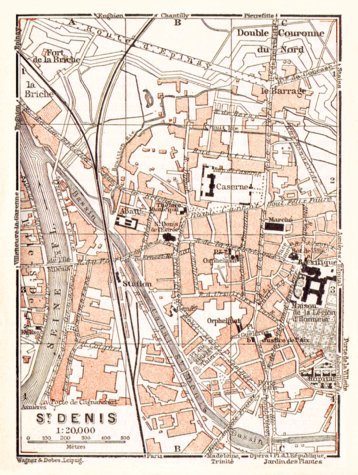 Waldin Saint-Denis map, 1931 digital map