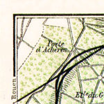 Waldin Saint-Germain-en-Laye and environs map, 1910 digital map