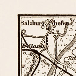 Waldin Salzburg nearer environs, 1903 digital map