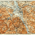 Waldin Salzburg nearer environs, 1911 digital map