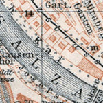Waldin Salzburg town plan, 1911 digital map
