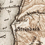 Waldin Salzkammergut map, 1903 digital map