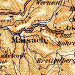 Waldin Schwarzwald (the Black Forest). Rench Valley map, 1905 digital map