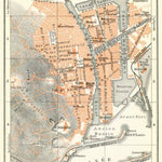 Waldin Séte (Cette) town plan, 1913 digital map