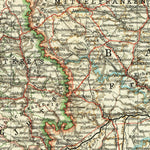Waldin South Germany Map, 1905 digital map