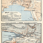 Waldin Split (Spalato) town plan, 1929 digital map