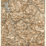 Waldin St. Sauveur, Barèges and Gavarnie map, 1886 digital map