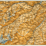 Waldin Stanzer and Paznaun valleys, 1906 digital map