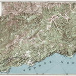 Waldin The Black Sea Coast of the Caucasus from Gagry to Sukhumi, 1914 digital map