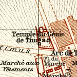 Waldin Timgad site, 1909 digital map
