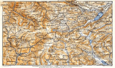 Waldin Todtnau to Steig map, 1905 digital map