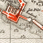 Waldin Toulon town plan, 1913 digital map