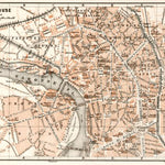 Waldin Toulouse city map, 1902 digital map