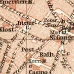 Waldin Trier city map, 1906 digital map