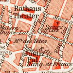 Waldin Valence city map, 1913 (1:15,000 scale) digital map
