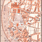 Waldin Vichy city map, 1900 digital map