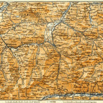 Waldin Wörgl and Kitzbühel, environs, 1906 digital map