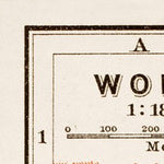 Waldin Worms city map, 1909 digital map