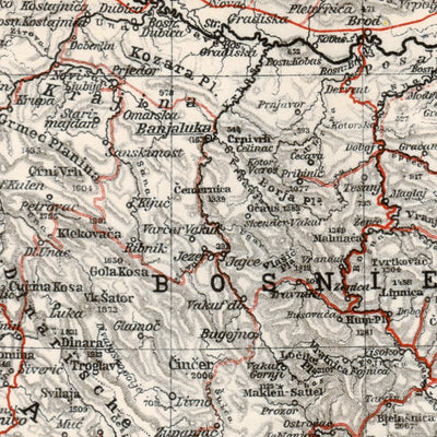 Waldin Yugoslavia and Adria, 1929 digital map