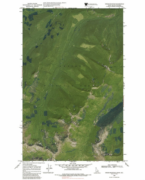 Western Michigan University ID-BTC-GRASS MOUNTAIN: GeoChange 1966-2013 digital map