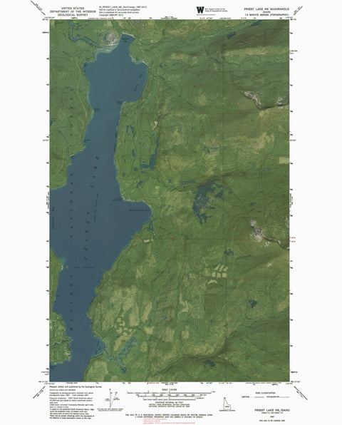 Western Michigan University ID-PRIEST LAKE NE: GeoChange 1967-2013 digital map