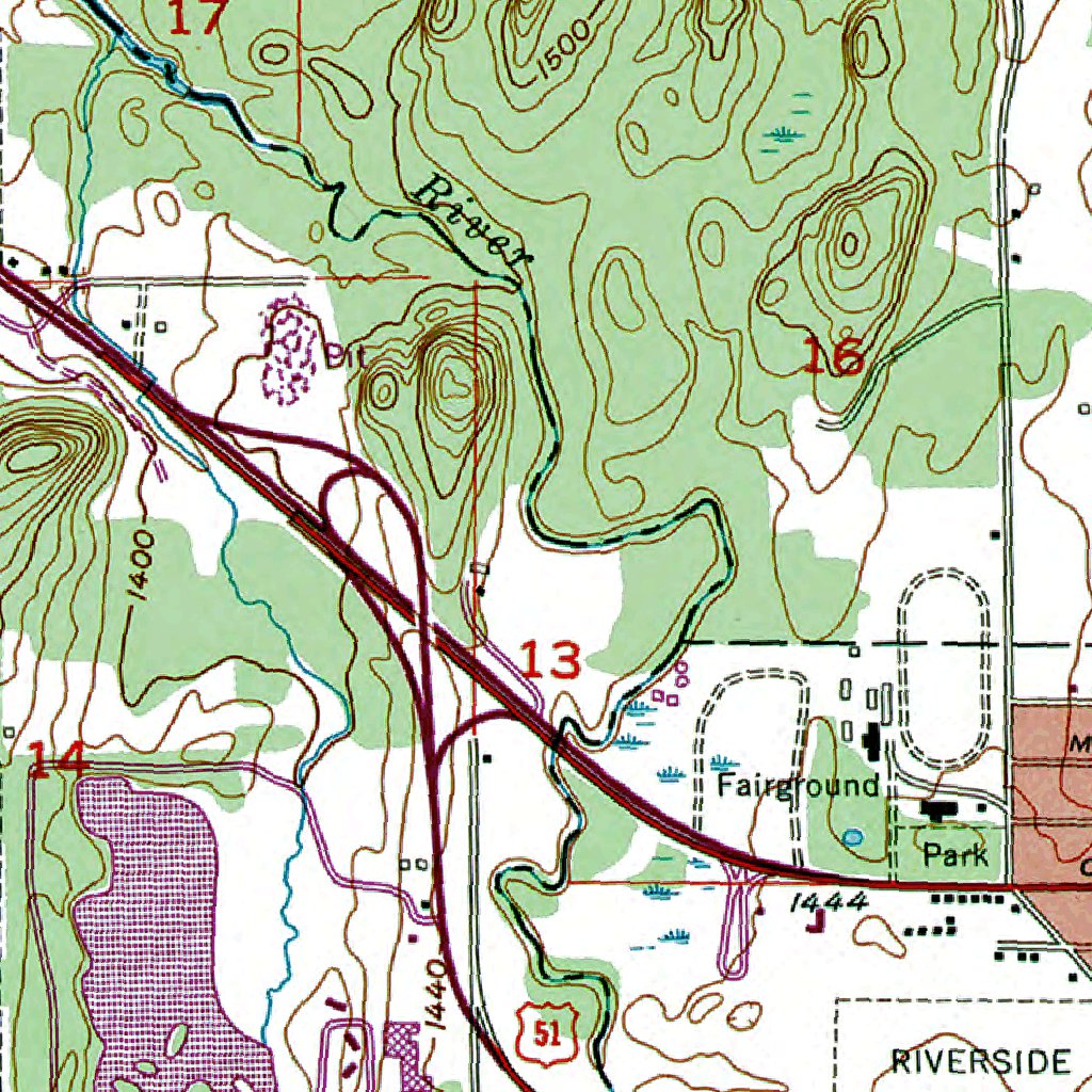 MI-WI-Ironwood: Authoritative US Topos 1955 Map by Western Michigan