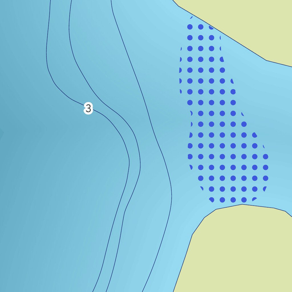 Carte bathymétrique du lac Haro de la zec LacauSable (2023) Map by