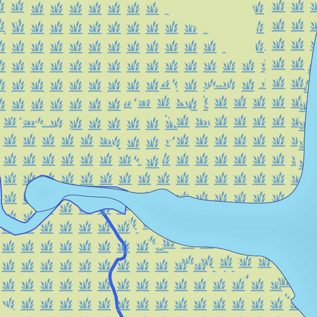 Carte bathymétrique du lac LacauSable de la zec LacauSable (2023
