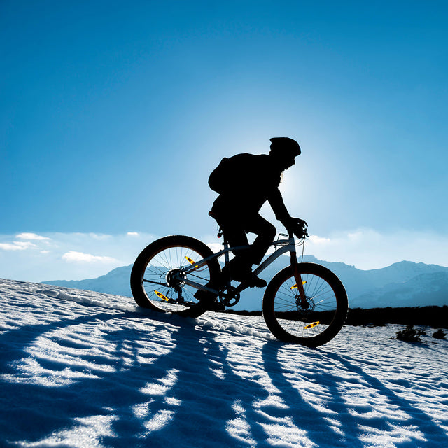 Biking in winter