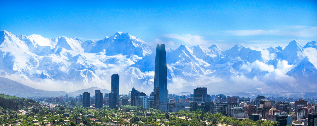  Santiago, Chile cityscape 