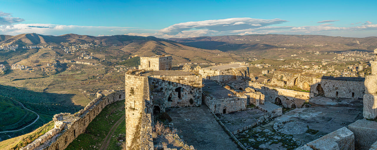 Medieval Crusader castle in Syria
