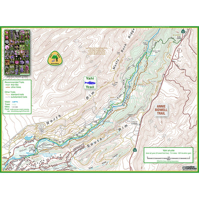 Yahi trail map, topo Preview 1