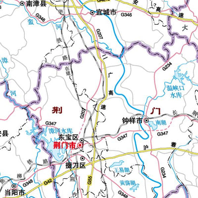 湖北省地图基本要素版 Preview 2