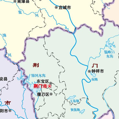 湖北省地图政区版 Preview 2